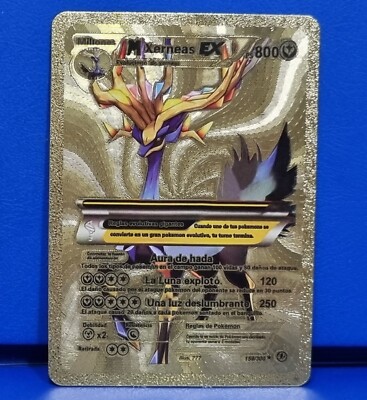 xerneas pokemon card ex Pokemon Card Spanish Xerneas EX 159/300 Gold Color