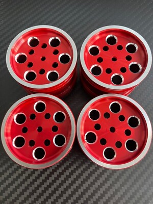 Tamiya  Super Hot Shot Super Sabre Big Wig Boomerang Alloy wheels set Red B type