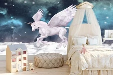 3D Pegasus Starry Sky Wallpaper Wall Mural Removable Self-adhesive Sticker772
