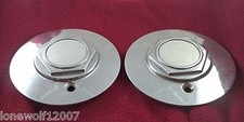 Ultra Wheels Chrome Custom Wheel Center Caps Set Of 2 89-8090 Alloy