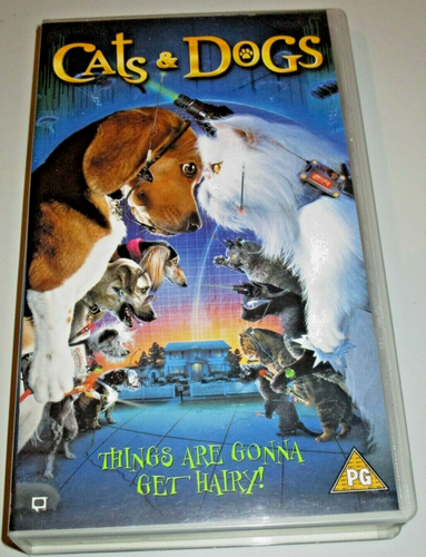 Cats & Dogs Warner Bros VHS Videoband PG Zertifikat Jeff Goldblum/Alec Baldwin