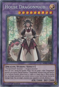 House Dragonmaid - MYFI-EN022 - Secret Rare - 1st Edition x1 - Near Mint