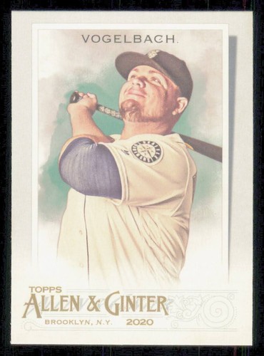 2020 Allen & Ginter Baseball #293 Daniel Vogelbach Mariners - Picture 3 of 4