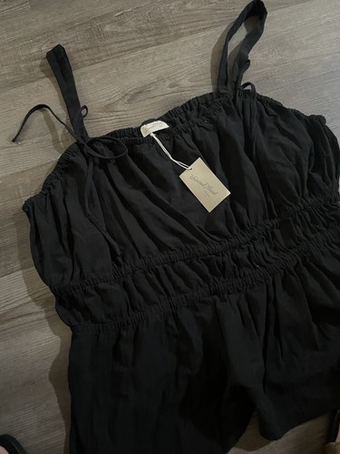 New Universal Thread Cami Style 4X Top Tank NWT Black Linen - Picture 2 of 3