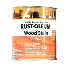Rustoleum 32 Oz Ultimate Wood Stain One Coat Dries In 1 Hour CORAL FREE SHIPPING
