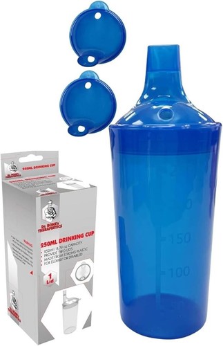 Dr. Bone's Futterbecher mit 2 Ausgießern und Strohhalmlöchern Erwachsene Trink-/Futterbecher - Bild 4 von 4