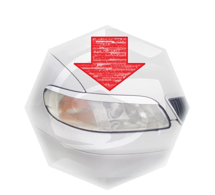 For Lexus GS300 Eyebrows Eyelids Headlight Cover Eyelash Aristo 1991-1996 Foto 2 de 2