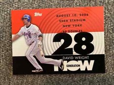 2007 Topps Generation Now Insert #GN174 Mets David Wright Baseball Card
