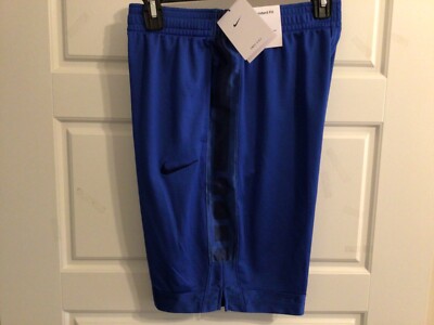 Nike Boy's Elite Stripe Basketball Shorts Royal Blue/ Black XL