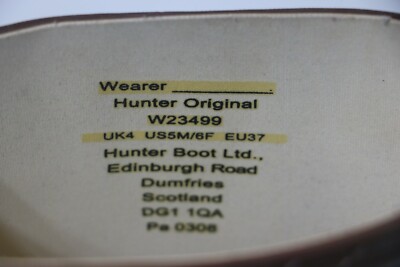 hunter gallowayレインブーツ made in scotland Hunter Tall Rain Boots Made In Scotland Wellies UK 6 Mens US