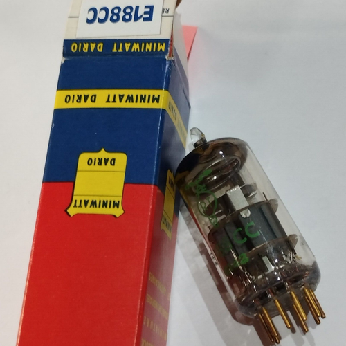 RTC E188CC 7308 electron tube Made in Holland Gold pins