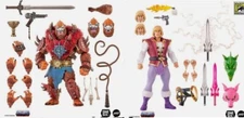 MONDO MOTU Masters of The Universe Exclusive SDCC Prince Adam + Beast Man TIMED
