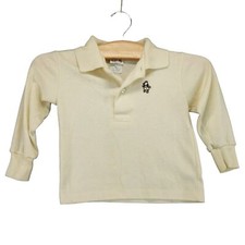 Walt Disney Winnie The Pooh Polo Shirt Unisex Toddler 4T Cream Polycotton