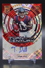 2023 TANK DELL Donruss Elite RED Turn Of The Century RC #/49 AUTO (Texans)