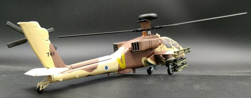 Israel AH-64D Apache longbow helicopter 1/72 no diecast aircraft Easy model - Picture 8 of 9