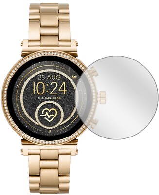 5x Schutzfolie für Michael Kors Sofie 2.0 Smartwatch Display Folie klar