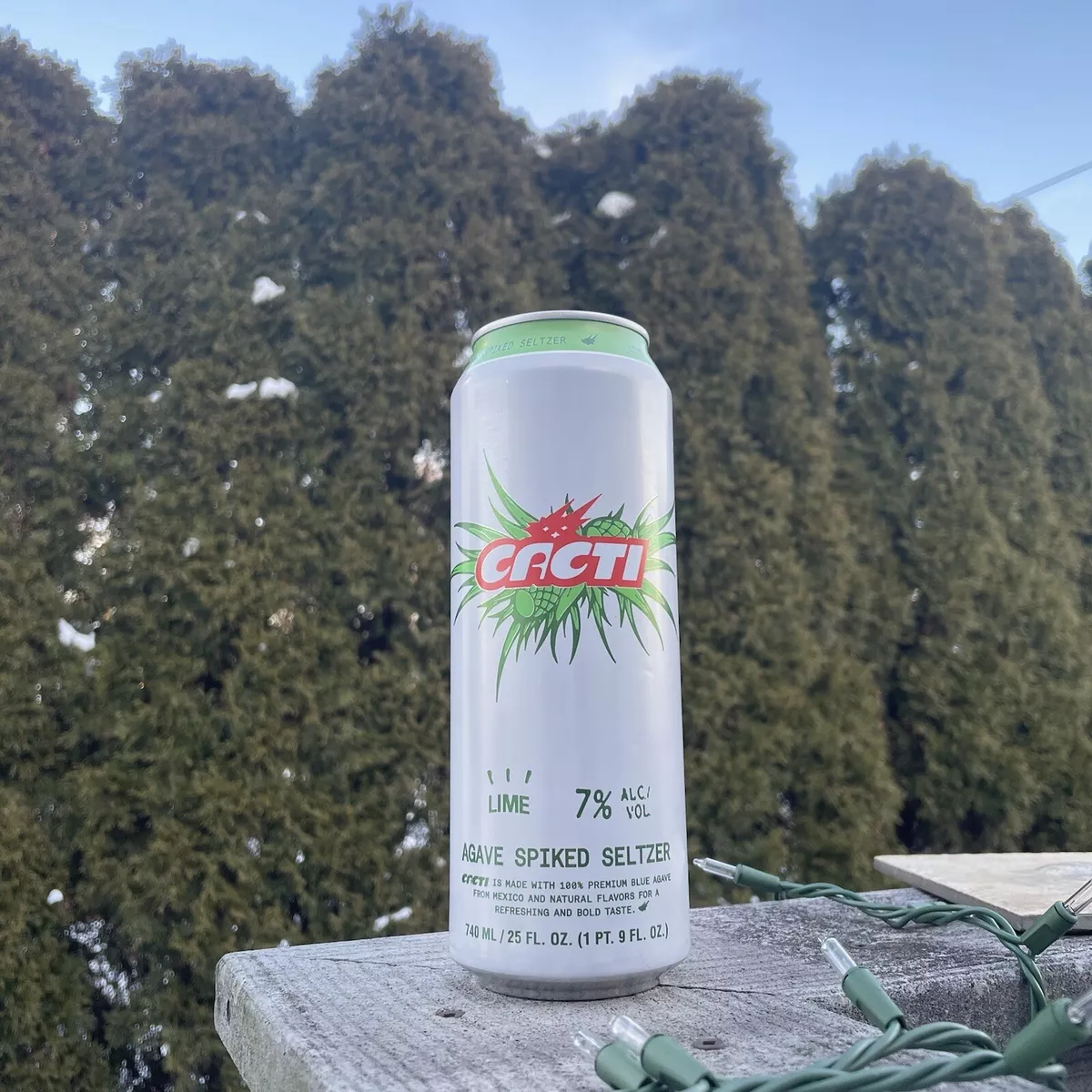 Travis Scott Cacti Lime agave seltzer 25FL.Oz Can