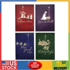 Image Arts Religious Boxed Christmas Cards Assortment (4 Designs, 24 Christmas