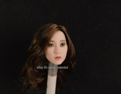 1/6 Head Sculpt Arimura Kasumi Gril Brown Hair Fit 12in Female Action Figure Toy