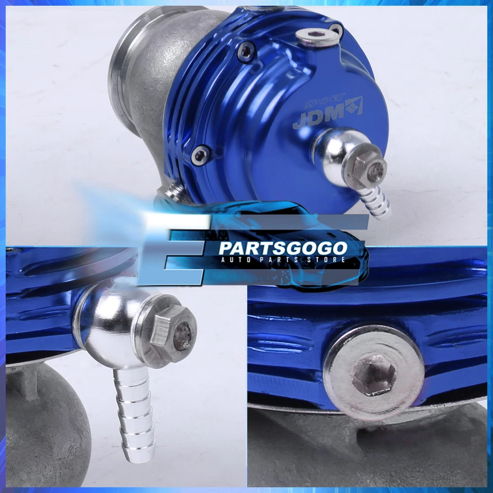 35mm 38mm Blue Aluminum Top Steel Turbocharger Compact Waste Gate Supercharger - Imagem 3 de 4