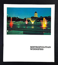 1967 Metropolitan Winnipeg Metro Canada Recreation Guide Vintage Travel Booklet