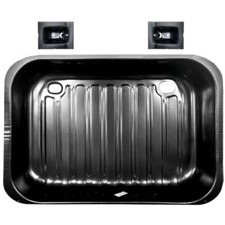 19611964 Impala Lower Trunk Floor Pan W 2 Brackets Edp Coated Steel Dynacorn