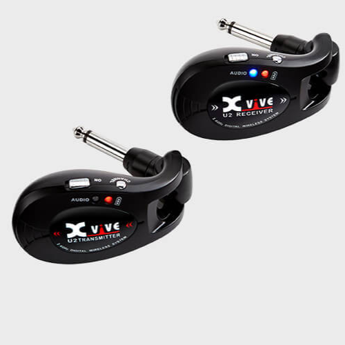 Sistema de guitarra inalámbrico Xvive U2 negro transmisor y receptor de guitarra recargable - Imagen 1 de 8