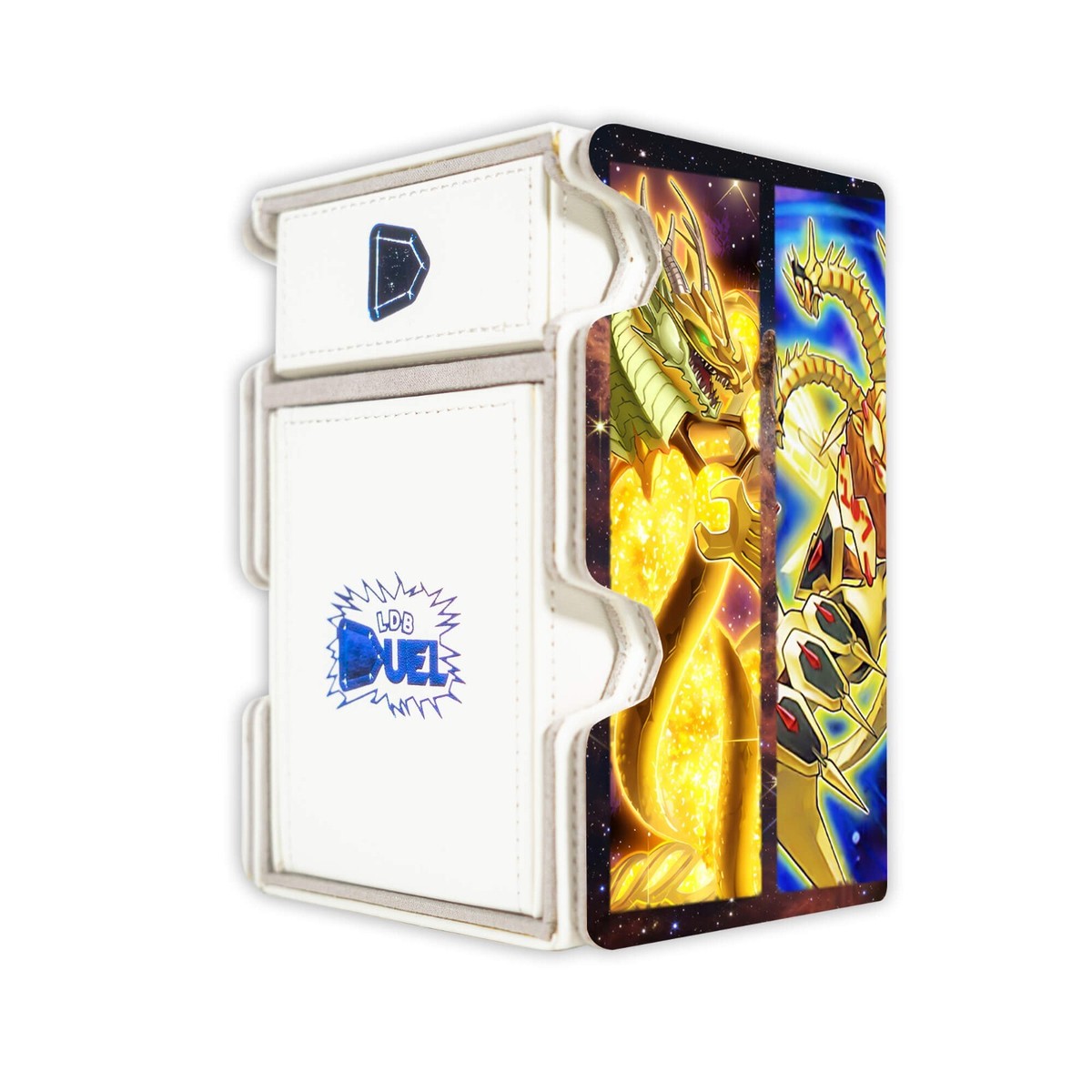 Mizar Deck Box - 100 Double Sleeved Cards & Dice Tray - YGO | eBay Mizar Deck Box - 100 Double Sleeved Cards & Dice Tray - YGO | eBay