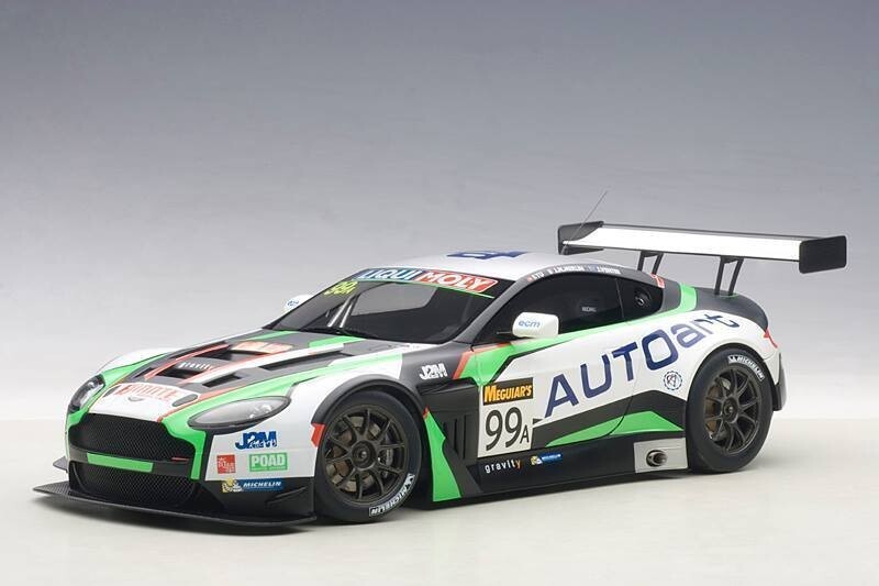 AUTOart Aston Martin V12 Vantage GT3 Bathurst 12Hour Endurance Race 2015 99 Jm. Merlin J. Venter F. Yu 81507