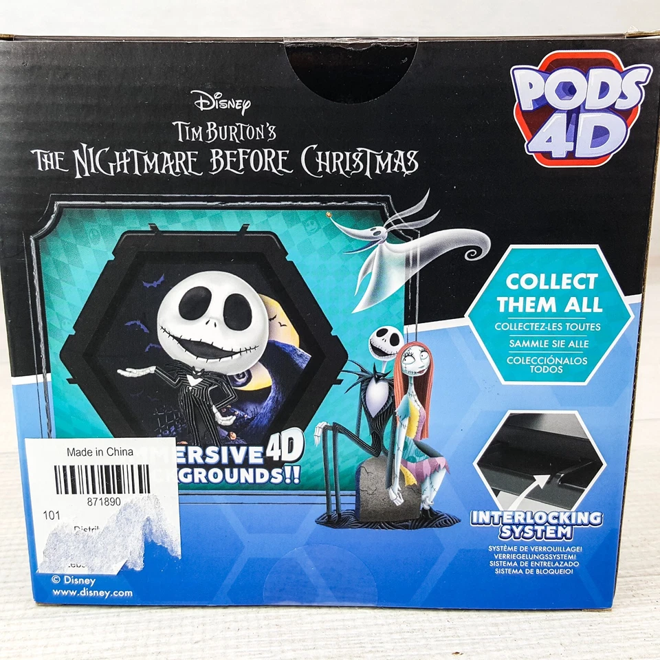 Jack Skellington Disney The Nightmare Before Christmas 4D Figure POD NEW #478 - Image 4 of 4