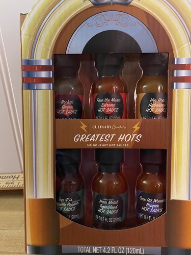 2024 Culinary Creations Greatest Hots sechs heiße Gourmet-Saucen... 0,7 Unzen Each One - Bild 2 von 8