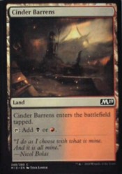 Cinder Barrens 248/280 Core Set 2019 MTG Common Land
