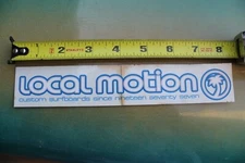 Local Motion Blue Aloha Hawaii Tiki Surfer Island V22b Vintage Surfing STICKER