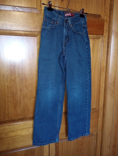 12 in boys size (or girls) Levis SLIM 550 Jeans Relaxed 24 x 26 made in 2010 EUC - Picture 6 of 24
