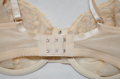 Fayreform Women's Cream/Beige Lace Underwire Balconette Bra Size AUS/NZ 10E - Picture 13 of 22