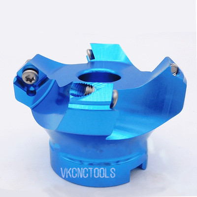 D50mm 45Deg Aluminum Alloy Body Face Mill Cutter for SEHT1204/SEHT43AFFN Insert