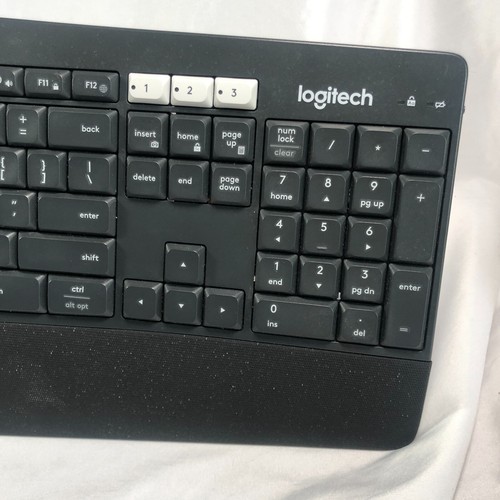 Logitech K850 Ergo Wireless Keyboard WITH Unifying Receiver Dongle Tested, Works - Bild 4 von 11