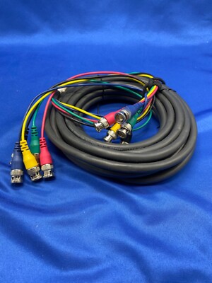 Kramer Electronic LowVolt cable RGBHV with color  BNC ends BC-5X26, 25 foot long