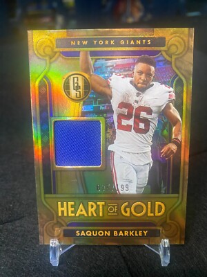 2023 Panini Gold Standard - Heart of Gold Saquon Barkley 35/199 #10