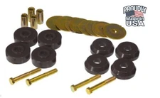 UNIVERSAL Polyurethane Body to Frame Mount Bushing Kit (4 Location Set)  BLACK
