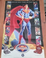 Superman Platinum Premium or Collectors 1994 Skybox Card Promo Poster 32" x 21"