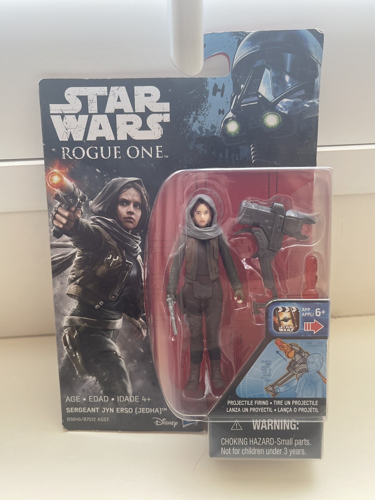 Star Wars Rogue One Sergeant Jyn Erso Jedha 3.75 Inch Action Figure for Kids 4+ Hasbro