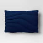 12" x 18" Lumbar Cotton Jersey Quilted Puff Throw Pillow - Room Essentials — photo 1