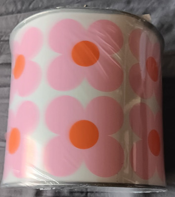 IKEA - Sommar 2019 - Mod Pink Flowers Retro 2 TIN SET - NEW!
