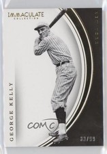 2016 Panini Immaculate /99 George Kelly #6 HOF 0b0