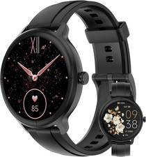 Smart Watches for Women Men 1.27" HD Fitness Tracker with Heart Rate/Sleep/Step/