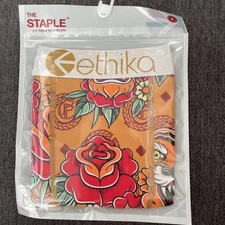 Ethika The Staple Fierce Rose Design Boxer Briefs Men’s Size Small - NEW