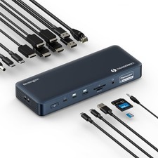 Docking Station Thunderbolt 4 DisplayLink Quad 4K 100W PD Kensington SD5900T
