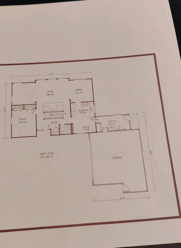 Vintage IHC Floor Plan Contemporary Series Windermere. A91 - Picture 3 of 3