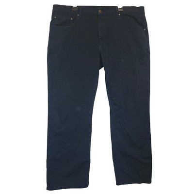 Mott & Bow Mercer Straight Leg Pants Navy Mens 40x31 Black Twill Chino Trousers